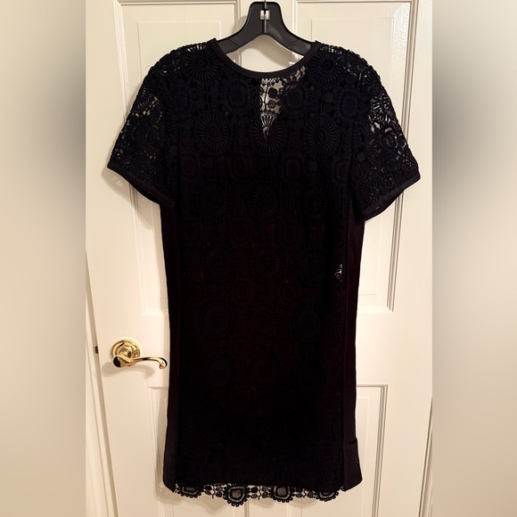 Chloe Black Crochet Detail Dress new - Picture 3 of 13